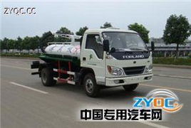 虹宇牌HYS5040GXEB型吸粪车 福田轻卡底盘的多利卡实用之选